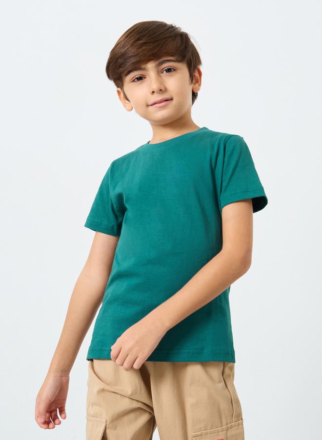 Styli Kids Green Cotton T-Shirt - Image 3